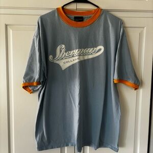 Vintage Sherman College Jersey T Shirt XL
